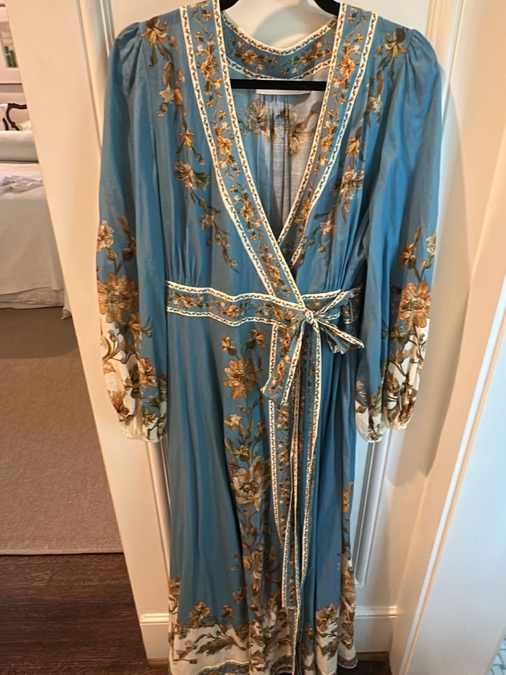 Zimmermann Chintz Wrap Midi Dress - Size 3